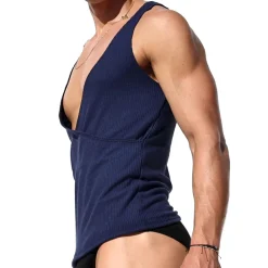 Rufskin Hauts|Débardeurs-Débardeur Nambu Bleu Marine