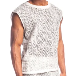 L'Homme invisible Hauts|Débardeurs-Débardeur Nireo Blanc