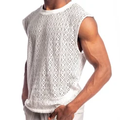 L'Homme invisible Hauts|Débardeurs-Débardeur Nireo Blanc