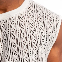 L'Homme invisible Hauts|Débardeurs-Débardeur Nireo Blanc