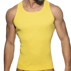 Addicted Débardeurs-Débardeur Puff Jaune