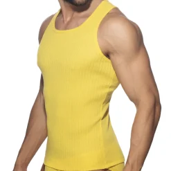 Addicted Débardeurs-Débardeur Puff Jaune