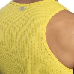 Addicted Débardeurs-Débardeur Puff Jaune