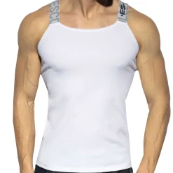 ES Collection Débardeurs-Débardeur Recycled Rib Blanc