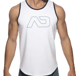 Addicted Débardeurs-Débardeur Rib AD Blanc