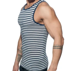 Addicted Débardeurs-Débardeur Sailor Marinière - Marine