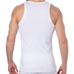 Emporio Armani Débardeurs-Débardeur Shiny Logoband Blanc