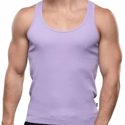 Andrew Christian Débardeurs-Débardeur Shorty Chic Beater Lavande