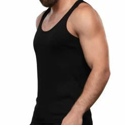 Andrew Christian Débardeurs-Débardeur Shorty Chic Beater Noir
