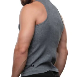 Andrew Christian Débardeurs-Débardeur Shorty Chic Beater Anthracite