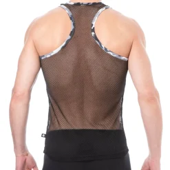 Andrew Christian Débardeurs-Débardeur Summer Mesh Noir