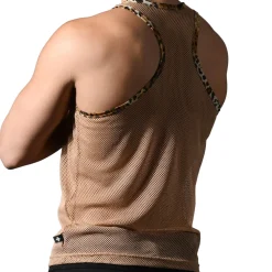 Andrew Christian Débardeurs-Débardeur Summer Mesh Sable