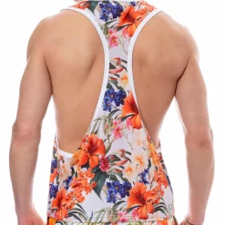 SKU Débardeurs-Débardeur Tropical Summer Blanc