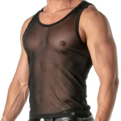 TOF Paris Tenues Sexy|Débardeurs-Debardeur Transgressiv Noir