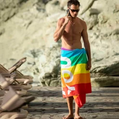 SKU Plage|Serviettes De Plage-Drap de Bain Good As You Arc-en-Ciel