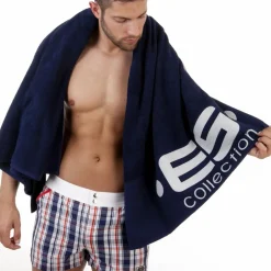 ES Collection Serviettes De Plage|Plage-Drap de Bain Marine