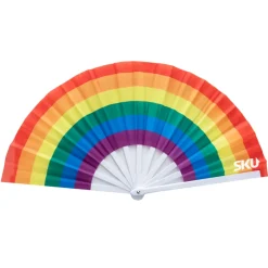 SKU Accessoires De Mode|Plage-Eventail Arc-en-ciel