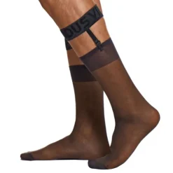 Modus Vivendi Accessoires De Mode|Chaussettes-Fixe-Chaussettes Luxe Noirs