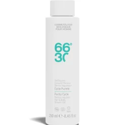 66°30 Soins Du Corps|Soins Des Cheveux-Gel Douche Corps et Cheveux Dermo-Régulateur - Cycle Pureté - 250 ml