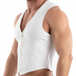 TOF Paris Sweatshirts / Vestes-Gilet Chino Blanc