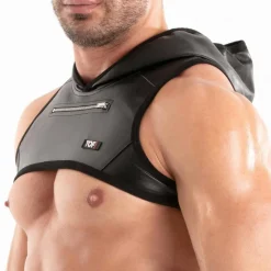 TOF Paris Harnais-Harnais à Capuche Kinky Noir
