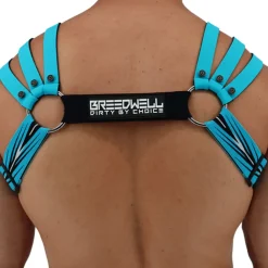 Breedwell Harnais-Harnais Body Circuit Breaker Bleu Turquoise