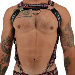 Breedwell Harnais-Harnais Body Gymnetixxx Rouge