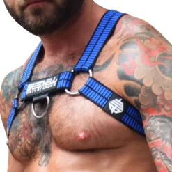 Breedwell Harnais-Harnais Body Hybred Noir - Bleu