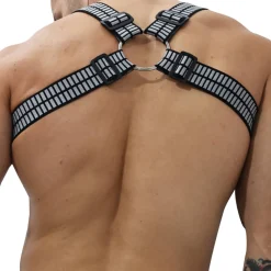 Breedwell Harnais-Harnais Body Hybred Noir - Gris