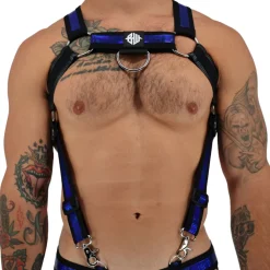 Breedwell Harnais-Harnais Body Illuminator Bleu