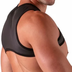 Absolu Male Harnais-Harnais Bondage Noir