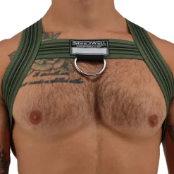 Breedwell Harnais-Harnais Bulldog Cumdump Kaki