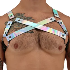 Breedwell Harnais-Harnais Bulldog Illuminator Irisé