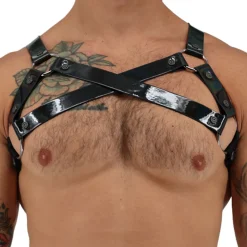 Breedwell Harnais-Harnais Bulldog Illuminator Noir