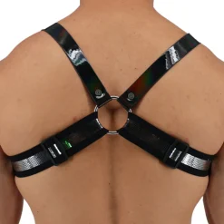 Breedwell Harnais-Harnais Bulldog Illuminator Noir