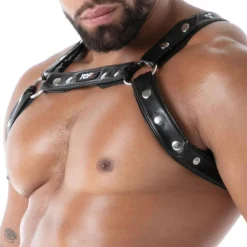 TOF Paris Harnais-Harnais Bulldog Kinky Noir