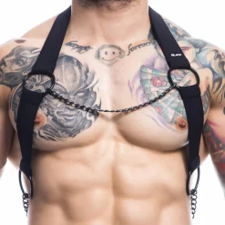 CUT4MEN Harnais-Harnais Chain Noir