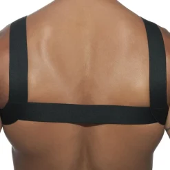AD Fetish Harnais-Harnais Elastic Basic Noir
