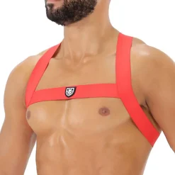 TOF Paris Harnais-Harnais Elastique Fetish Rouge
