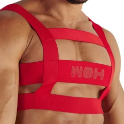 WOH Harnais-Harnais Elastique Night Universe Rouge