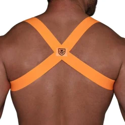 TOF Paris Harnais-Harnais Elastique Party Boy Orange Fluo