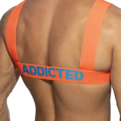 Addicted Harnais-Harnais Neon Ring Orange Fluo