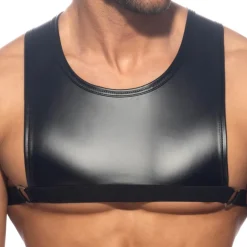 AD Fetish Harnais-Harnais Round Buckle Noir