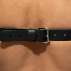 AD Fetish Harnais-Harnais X en Cuir Noir