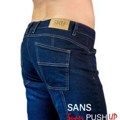 SKU Jeans Fesses Rondes|Fesses Rondes-Jeans Original Super Push-Up Marine