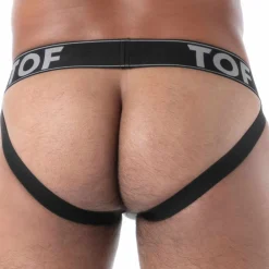 TOF Paris Jockstraps-Jock Box en Néoprène Noir