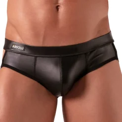 Absolu Male Jockstraps-Jock Slip Master Noir