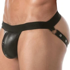 TOF Paris Jockstraps-Jock Strap à Boutons-Pression Kinky Noir