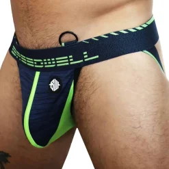 Breedwell Jockstraps-Jock Strap Cockpit Marine - Vert Fluo