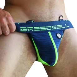 Breedwell Jockstraps-Jock Strap Cockpit Marine - Vert Fluo